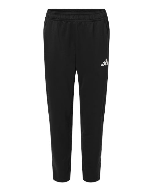 Adidas Men's Game & Go Fleece 3-Bar Sweatpants - Black
