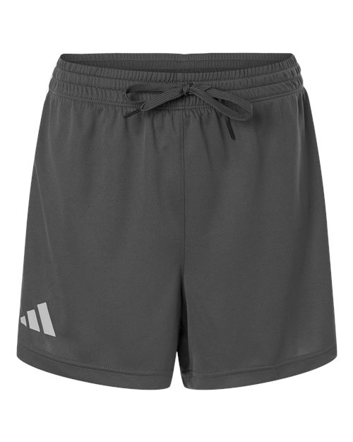 Adidas Women's 3-Stripes 3" Shorts - Team Grey Four/ White