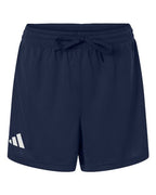Adidas Women's 3-Stripes 3" Shorts - Team Navy Blue/ White