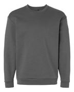 Adidas Men's Fleece Crewneck Sweatshirt - Team Grey Four/ White