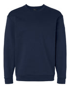 Adidas Men's Fleece Crewneck Sweatshirt - Team Navy Blue/ White