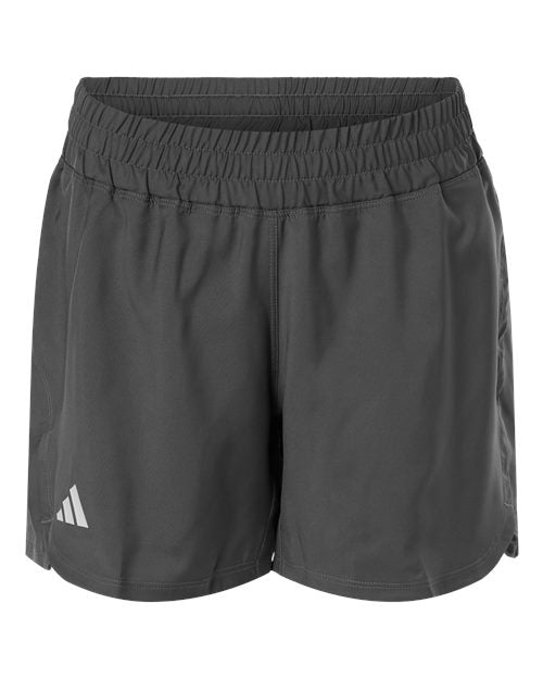 Adidas Women's D4T Woven 3" Shorts - Team Grey Four/ White
