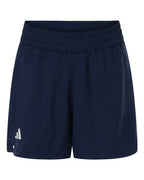 Adidas Women's D4T Woven 3" Shorts - Team Navy Blue/ White