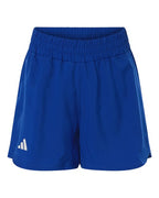 Adidas Women's D4T Woven 3" Shorts - Team Royal Blue/ White