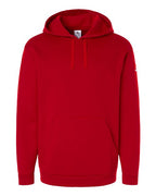 Adidas Men's Fleece Hooded Sweatshirt - Team Power Red/ White