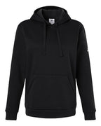 Adidas Women's Fleece Hooded Sweatshirt - Black/ White