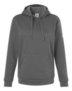 Adidas Women's Fleece Hooded Sweatshirt - Team Grey Four/ White