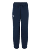 Adidas Women's Fleece Sweatpants - Team Navy Blue/ White