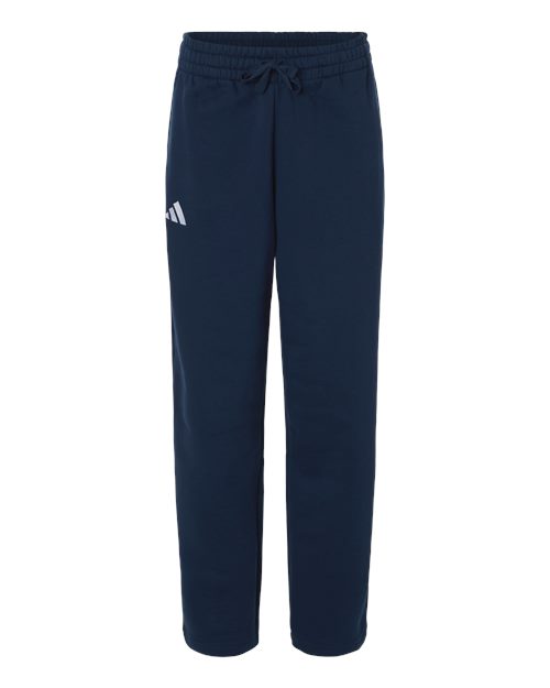 Adidas Women's Fleece Sweatpants - Team Navy Blue/ White