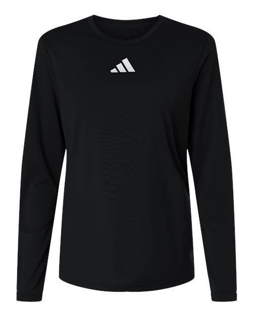 Adidas Women's Pregame Long Sleeve T-Shirt - Black/ White