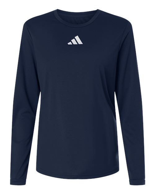 Adidas Women's Pregame Long Sleeve T-Shirt - Team Navy Blue/ White