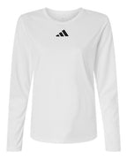 Adidas Women's Pregame Long Sleeve T-Shirt - White/ Black