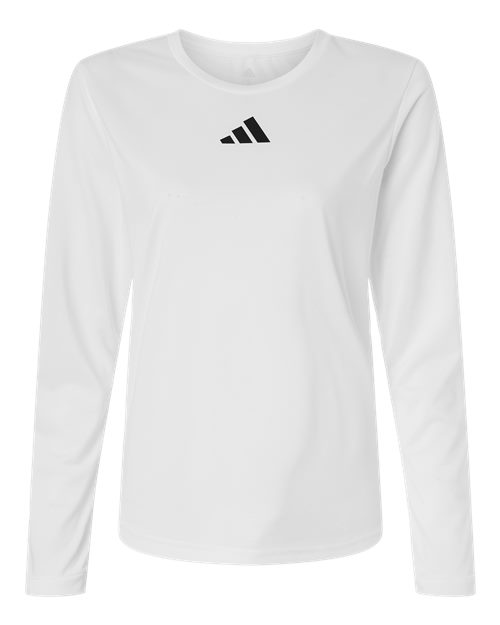 Adidas Women's Pregame Long Sleeve T-Shirt - White/ Black