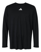 Adidas Men's Pregame Long Sleeve T-Shirt - Black/ White