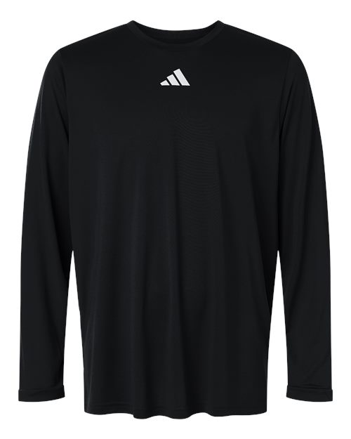 Adidas Men's Pregame Long Sleeve T-Shirt - Black/ White