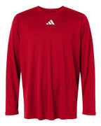 Adidas Men's Pregame Long Sleeve T-Shirt - Team Power Red/ White