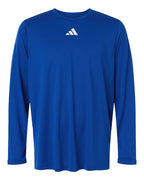 Adidas Men's Pregame Long Sleeve T-Shirt - Team Royal Blue/ White
