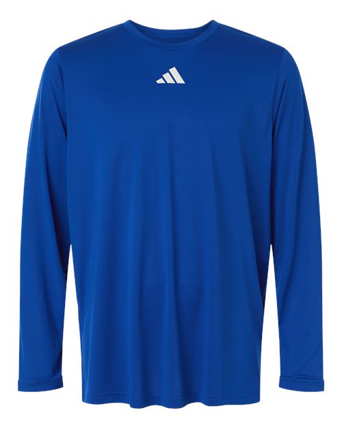 Adidas Men's Pregame Long Sleeve T-Shirt - Team Royal Blue/ White