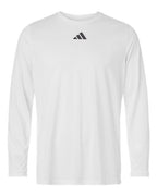 Adidas Men's Pregame Long Sleeve T-Shirt - White/ Team Grey Four
