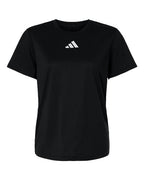 Adidas Women's Pregame T-Shirt - Black/ White