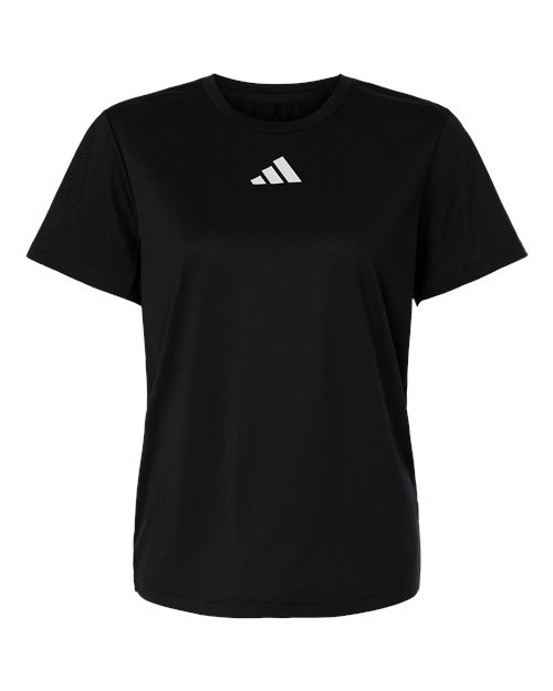Adidas Women's Pregame T-Shirt - Black/ White