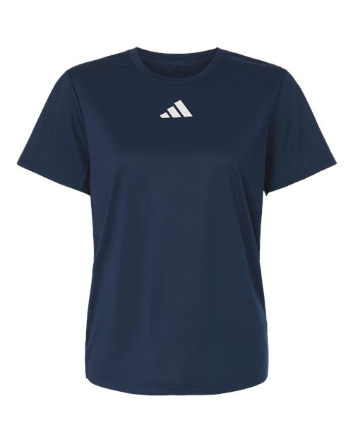 Adidas Women's Pregame T-Shirt - Team Navy Blue/ White