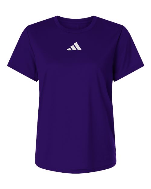 Adidas Women's Pregame T-Shirt - Team Collegiate Purple/ White