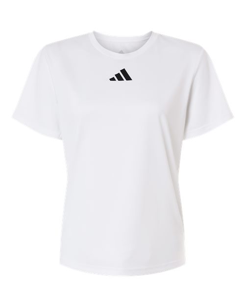 Adidas Women's Pregame T-Shirt - White/ Black