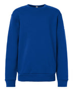 Adidas Youth Fleece Crewneck Sweatshirt - Team Royal Blue/ White