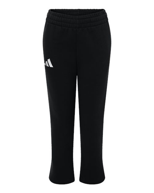Adidas Youth Fleece Sweatpants - Black/ White