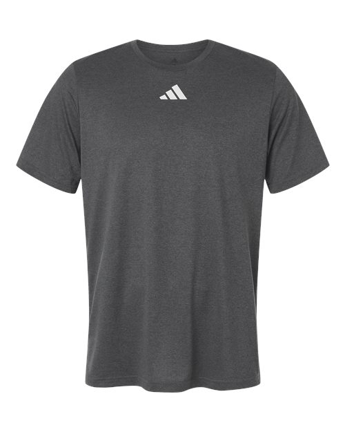 Adidas Men's Pregame T-Shirt - Dark Grey Heather/ White