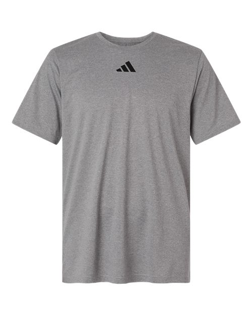 Adidas Men's Pregame T-Shirt - Medium Grey Heather/ Black