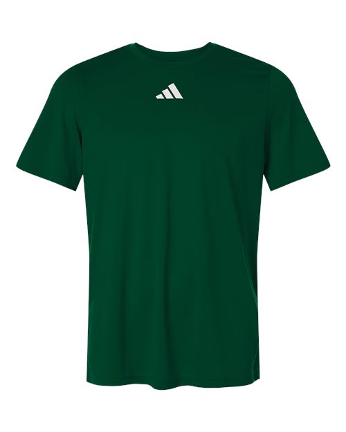 Adidas Men's Pregame T-Shirt - Dark Green/ White