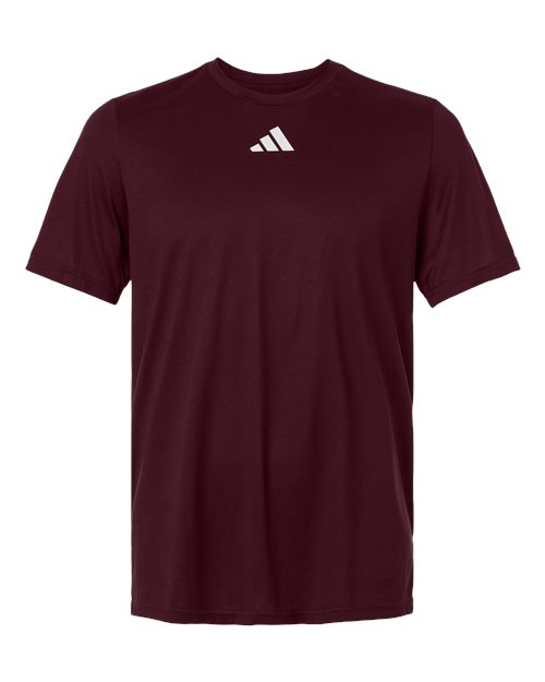 Adidas Men's Pregame T-Shirt - Team Maroon/ White