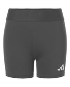 Adidas Women's Techfit Compression Shorts - Team Grey Four