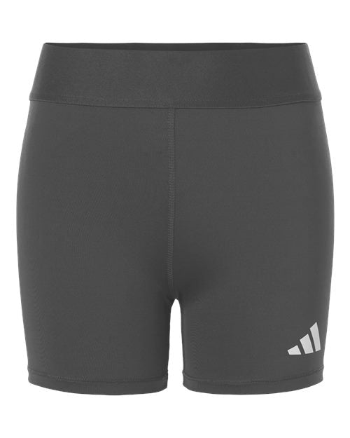 Adidas Women's Techfit Compression Shorts - Team Grey Four