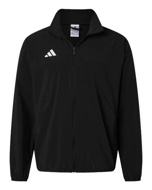Adidas Men's TIRO Woven Full-Zip Track Jacket - Black/ White