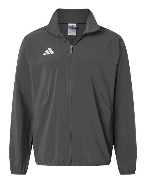 Adidas Men's TIRO Woven Full-Zip Track Jacket - Team Grey Four/ White