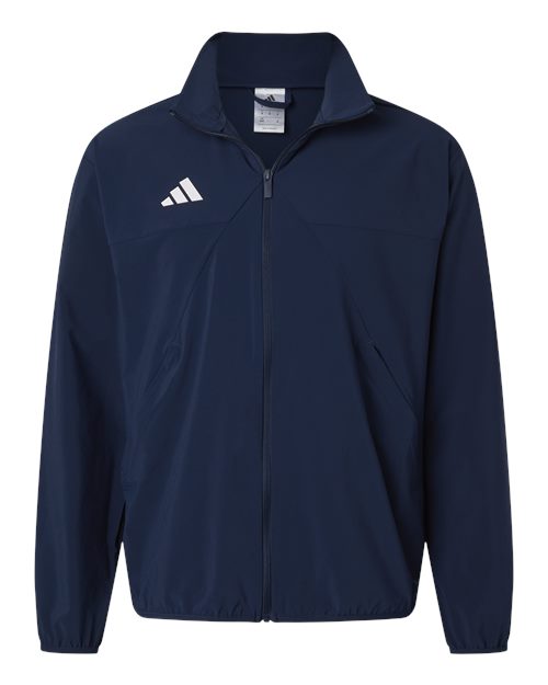 Adidas Men's TIRO Woven Full-Zip Track Jacket - Team Navy Blue/ White