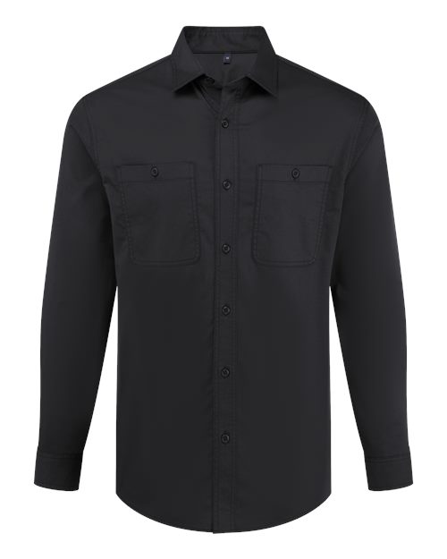 Artisan Collection by Reprime Unisex Utility 2.0 Service Shirt - Stay Black