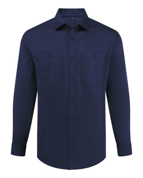 Artisan Collection by Reprime Unisex Utility 2.0 Service Shirt - Stay Navy