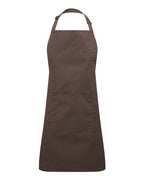 Artisan Collection by Reprime Recycled Pocket Bib Apron - Brown