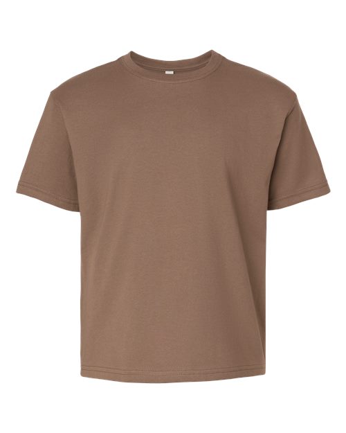 BELLA + CANVAS Youth 6 oz. Heavyweight Tee - Vintage Brown