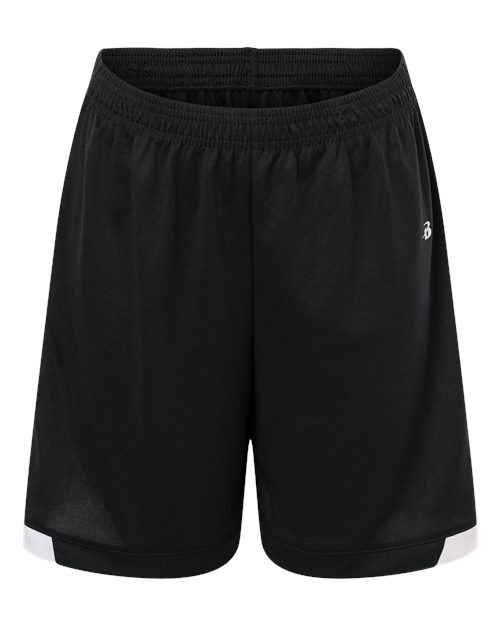 Badger Youth On The Rise Shorts - Black/ White