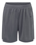 Badger Youth On The Rise Shorts - Graphite/ White