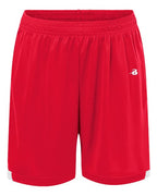 Badger Youth On The Rise Shorts - Red/ White