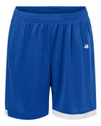 Badger Youth On The Rise Shorts - Royal/ White