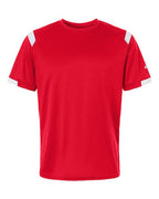 Badger Men's On The Rise T-Shirt - Red/ White