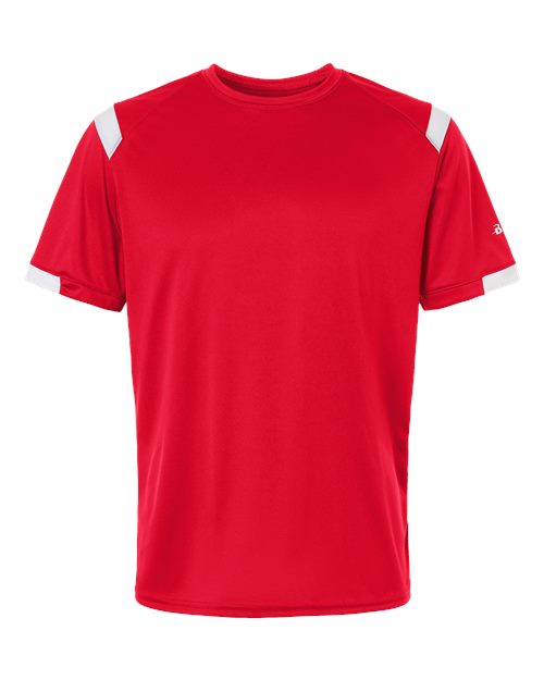 Badger Men's On The Rise T-Shirt - Red/ White