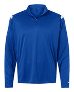 Badger Men's On The Rise Quarter-Zip Pullover - Royal/ White